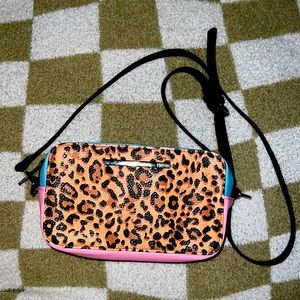 Steve Madden leopard bag like new